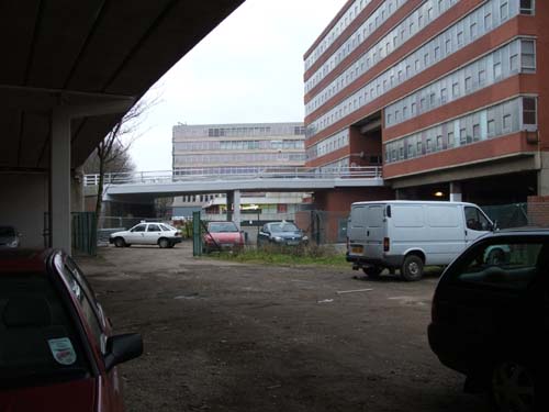 Wasteland under the flyover