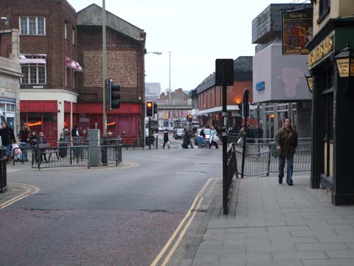 Looking south tot he flyover